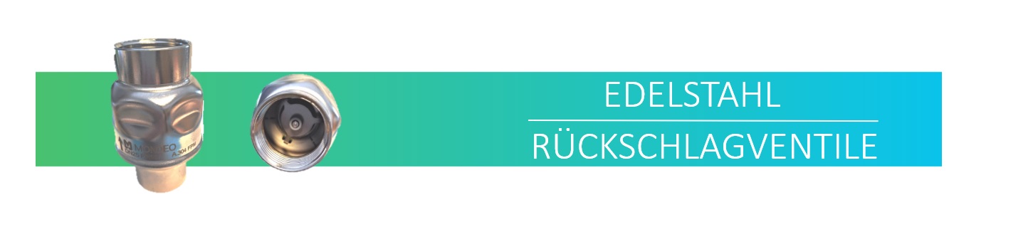 Edelstahl Rückschlagventil